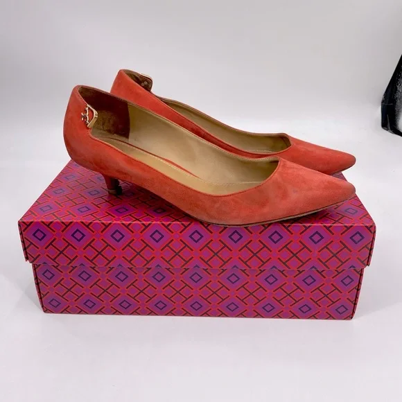 💕SALE💕 Tory Burch Elizabeth Poppy Orange - Picture 5 of 10